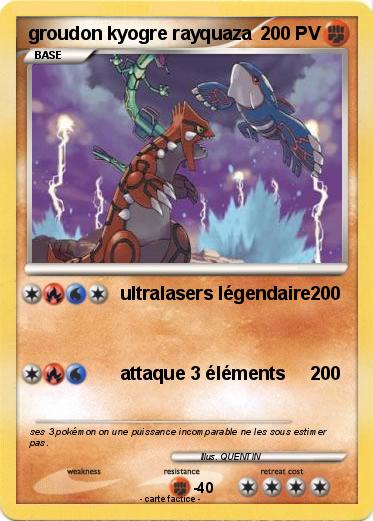 Pokemon groudon kyogre rayquaza