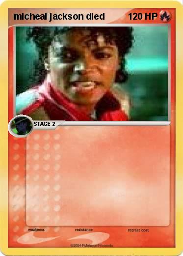 Pokemon micheal jackson died
