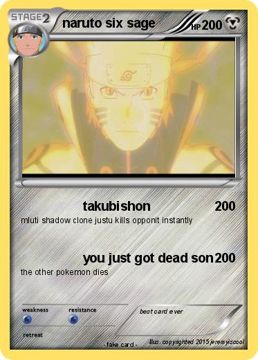 Pokemon naruto six sage