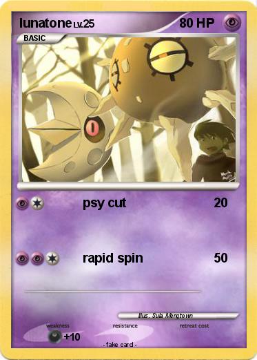 Pokemon lunatone