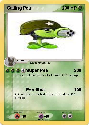 Pokemon Gatling Pea