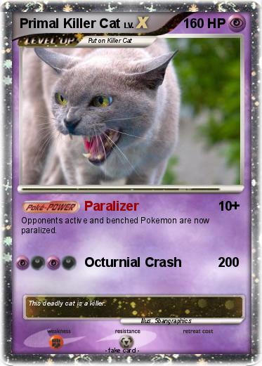 Pokemon Primal Killer Cat