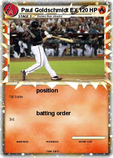Pokemon Paul Goldschmidt EX