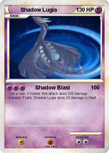 Pokemon Shadow Lugia