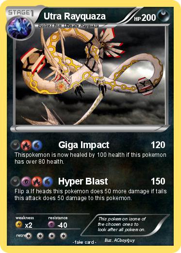Pokemon Utra Rayquaza