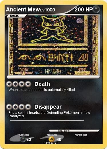 Pokemon Ancient Mew