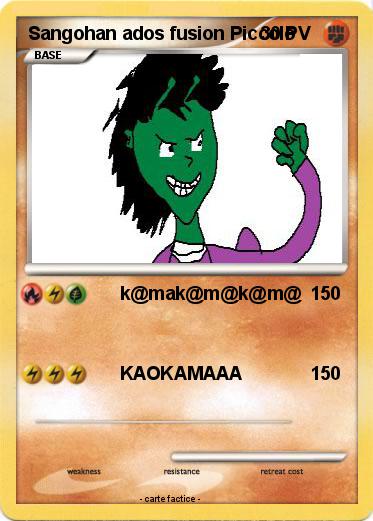Pokemon Sangohan ados fusion Piccolo