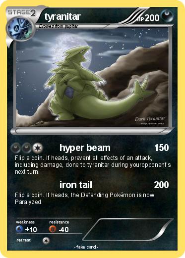 Pokemon tyranitar