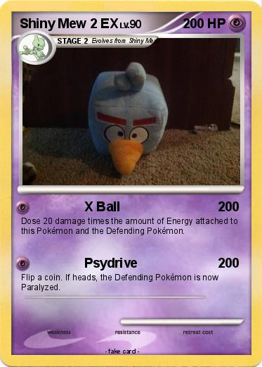Pokémon Shiny Mew 2 EX - X Ball - My Pokemon Card