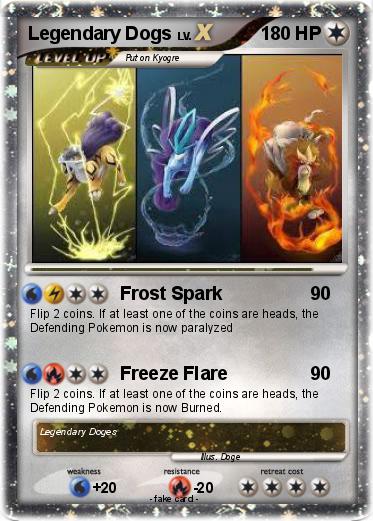 Pokemon Legendary Dogs