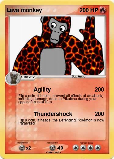 Pokemon Lava monkey
