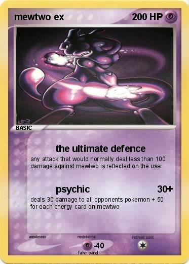 Pokemon mewtwo ex