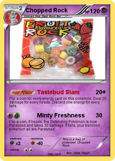 Pokemon Chopped Rock
