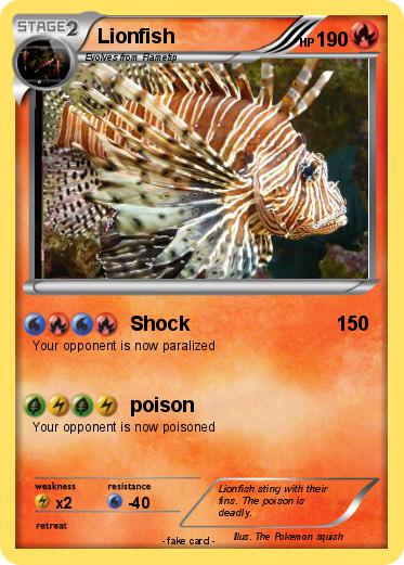 Pokemon Lionfish