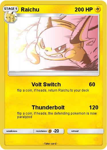 Pokemon Raichu