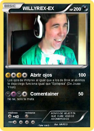 Pokemon WILLYREX-EX