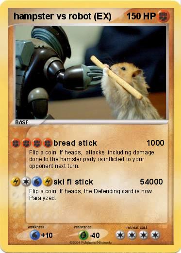 Pokemon hampster vs robot (EX)