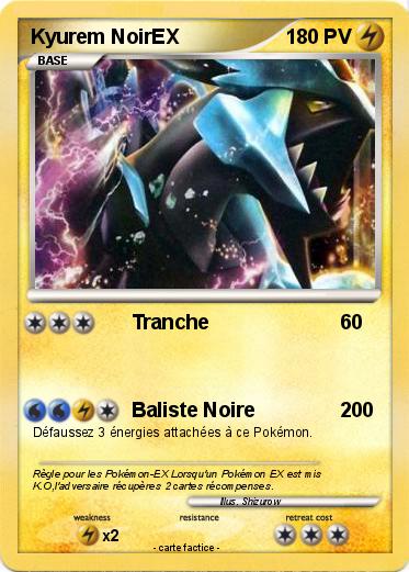 Pokemon Kyurem NoirEX