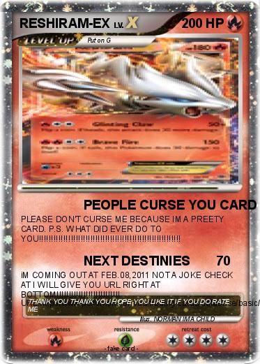 Pokemon RESHIRAM-EX