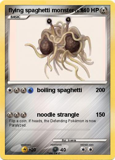 Pokemon flying spaghetti monster