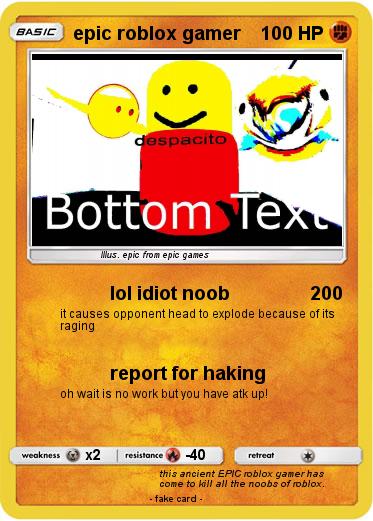 Pokemon epic roblox gamer
