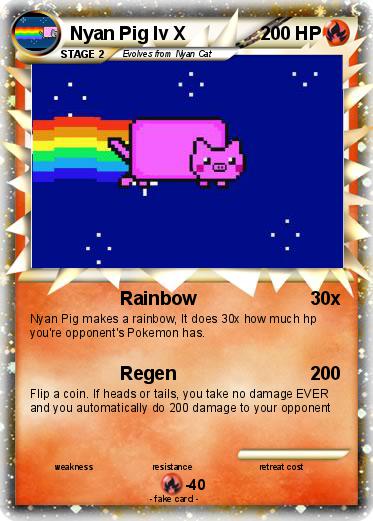 Pokemon Nyan Pig lv X