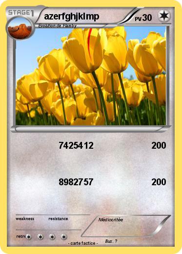 Pokemon azerfghjklmp