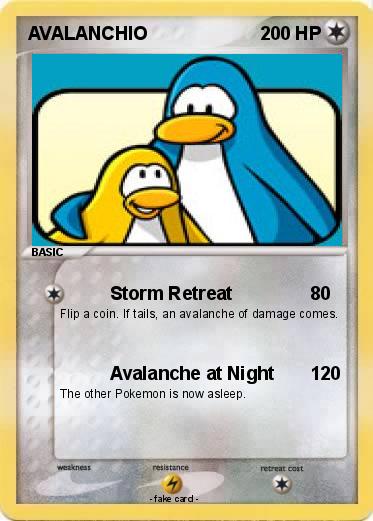 Pokemon AVALANCHIO
