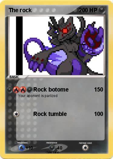Pokemon The rock
