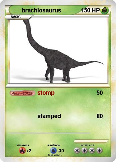 Pokemon brachiosaurus