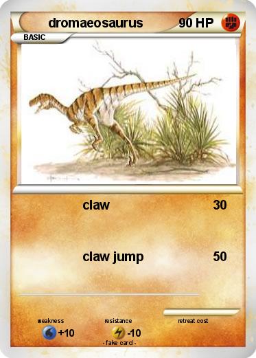 Pokemon dromaeosaurus