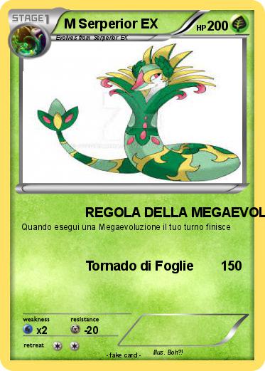 Pokemon M Serperior EX