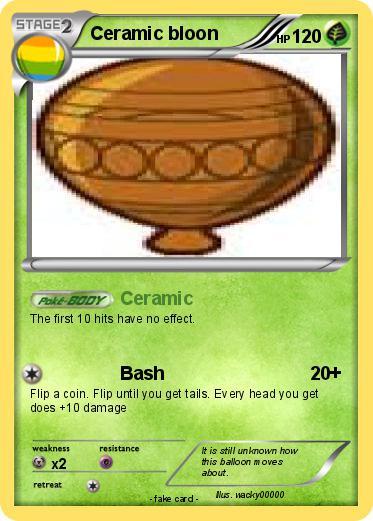 Pokemon Ceramic bloon