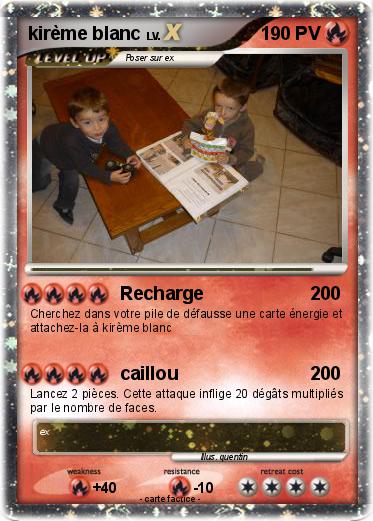 Pokemon kirème blanc