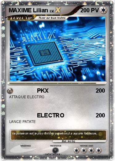 Pokemon MAXIME Lilian