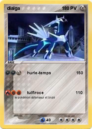 Pokemon dialga                                 180             