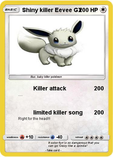 Pokemon Shiny killer Eevee GX