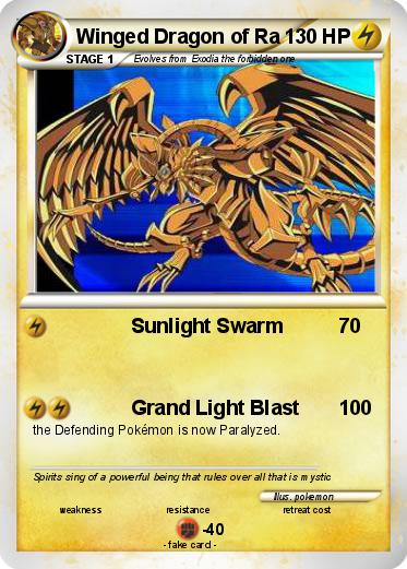 Pokemon Winged Dragon of Ra