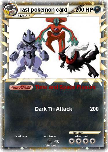 Pokemon last pokemon card