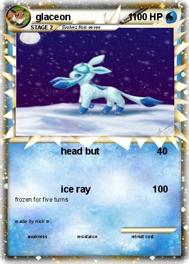 Pokemon glaceon                      1