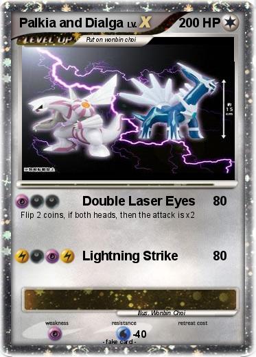 Pokemon Palkia and Dialga