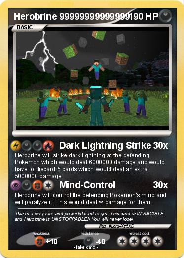 Pokemon Herobrine 99999999999999