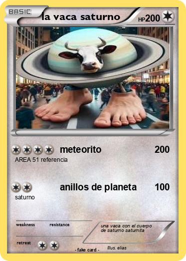 Pokemon la vaca saturno