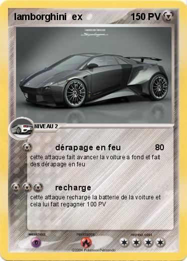 Pokemon lamborghini  ex
