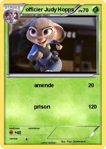 Pokemon officier Judy Hopps