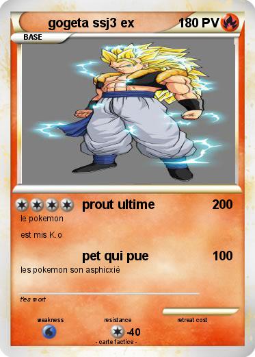 Pokemon gogeta ssj3 ex