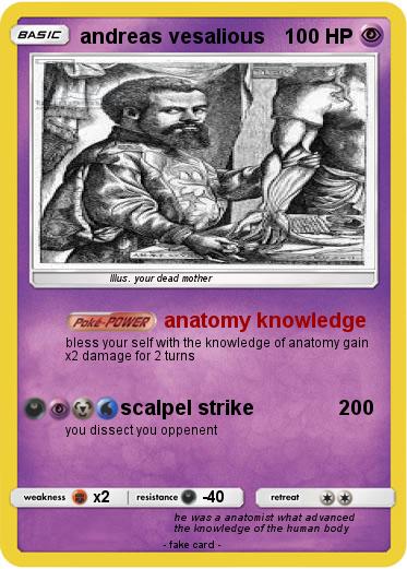 Pokemon andreas vesalious