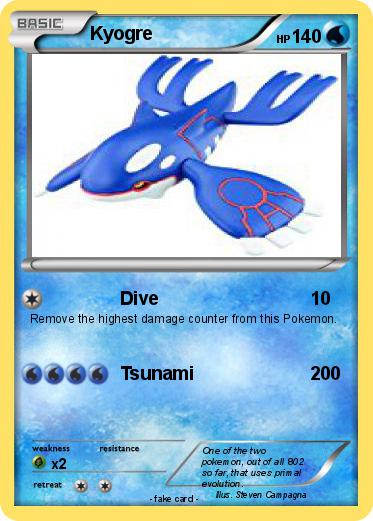 Pokemon Kyogre