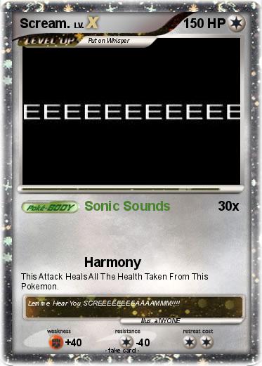 Pokemon Scream.