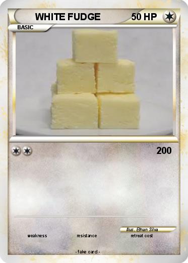 Pokemon WHITE FUDGE